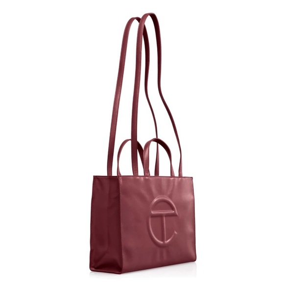 TELFAR Medium Shopper in Oxblood - Authentic - Picture 5 of 13